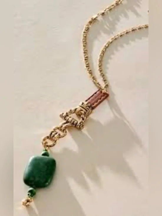 Free People Winslet Layered Necklace NWT - Picture 2 of 2